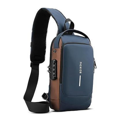 STrends Crossbody Sling Bag | Anti-Theft Waterproof Messenger Bag for Men & Women
